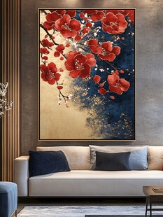 酒店梅花壁画挂画