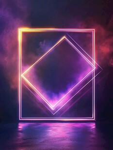 霓虹灯场景造型