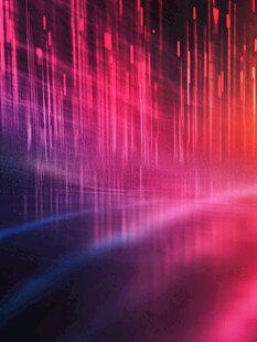 紫色科技红色科技背景