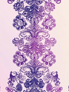 高端紫色花纹