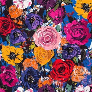 服装数码印花花卉素材