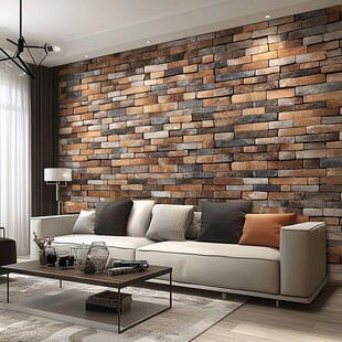 北欧文化砖背景墙