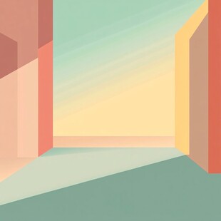 色块撞色拼色背景