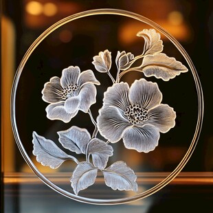 立体手绘金属花卉