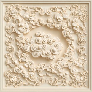 云纹浮雕素材