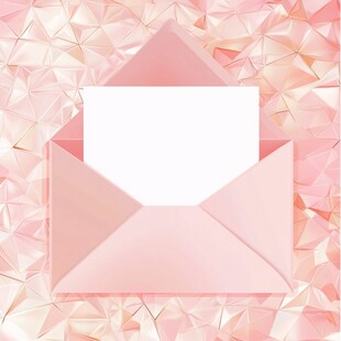 粉色几何抽象立体背景