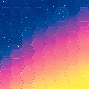 六边形背景素材
