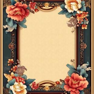 牡丹花文化节拍照框