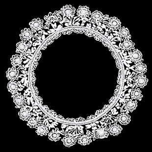 圆形蕾丝花边