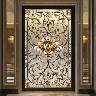 欧式花纹玻璃拼花