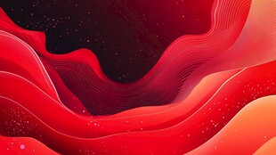 扁平流体风年会背景