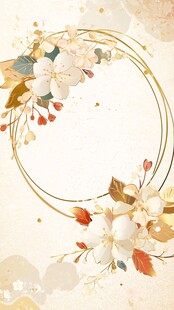 古典风招贴画背景