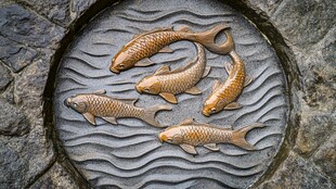 锦鲤浮雕