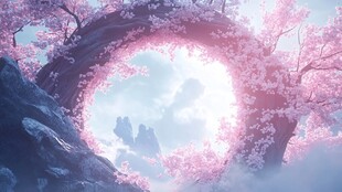 唯美梦幻梅花林