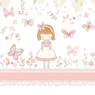 小女孩墙纸