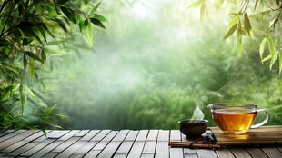 茶意境背景