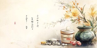 中药插画设计