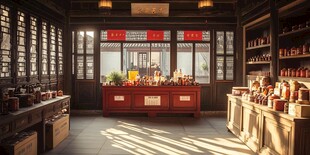 中药铺场景