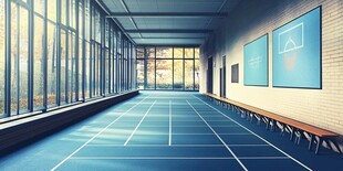 校园体育室形象
