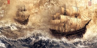 杨帆起航背景墙