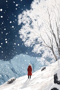 二十四节气插画大雪