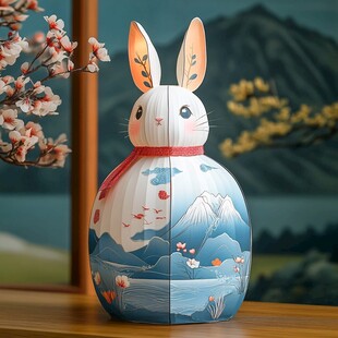 兔年装饰摆件