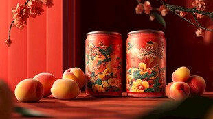 红色调的艺术气息与自然之美