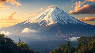 富士山日出