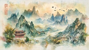 山水画意图
