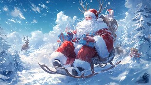 圣诞老人雪橇之旅