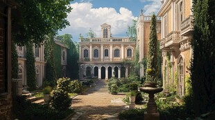 古典庭院的宁静之美