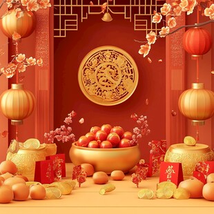 新春佳节到 福禄寿禧到