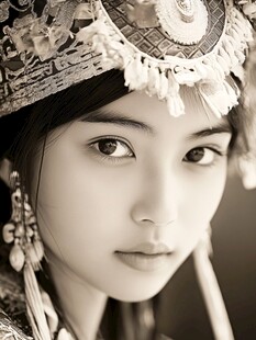 华丽的传统装扮