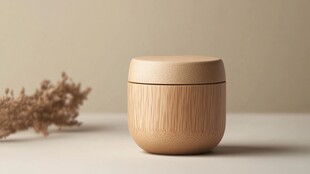 木质杯子 自然之美