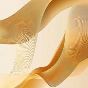 抽象金色线条设计