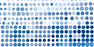 蓝色圆圈图案