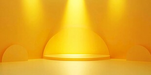 黄色舞台光影效果