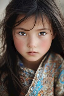 年轻女孩的肖像