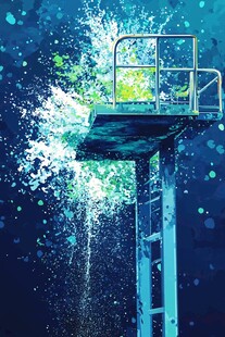 跳水台上的涟漪