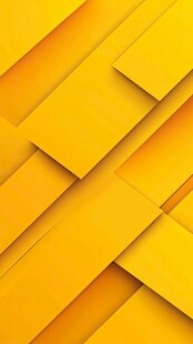抽象几何黄色形状