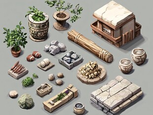 古代文明遗迹物品