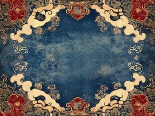 复古花纹背景