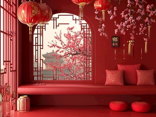 红墙内的宁静时刻