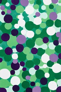 绿色圆点抽象图案