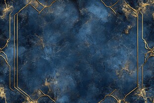 奢华蓝金纹理背景