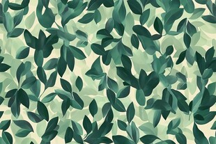 绿色树叶图案