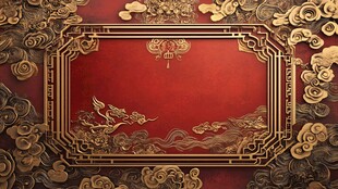 红墙金饰 龙腾云海