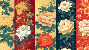 中国风花卉图案