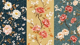 中国风花卉图案