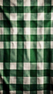 绿色和白色格子桌布